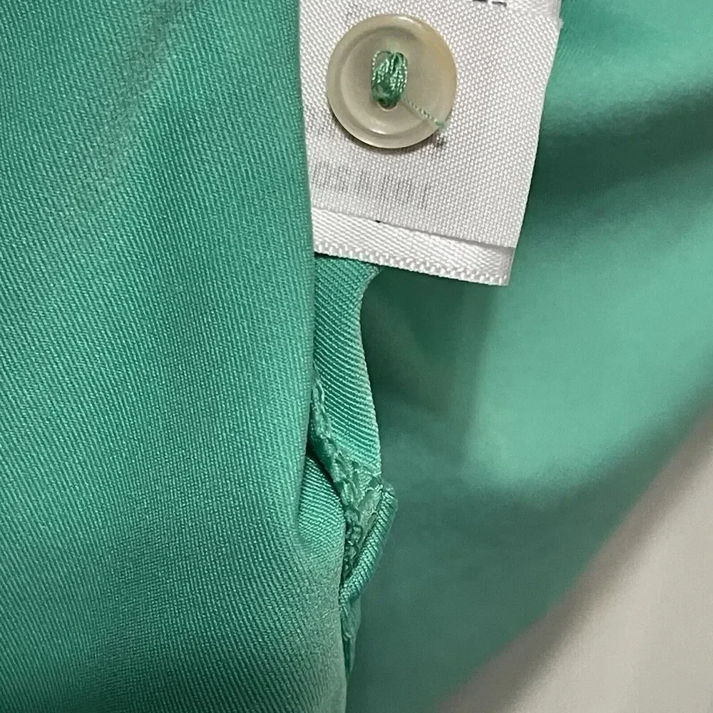 Peter Millar Summer Comfort‎ Polo Shirt Size Large Green Golf Outdoor